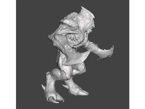 FANTEZİ VEYA SCIFI OYUNLARI RPG DND İ&Ccedil;İN KOZMİK BARON ŞEYTAN MİNYAT&Uuml;R MODEL FİG&Uuml;R 3D Baskı Modeli
