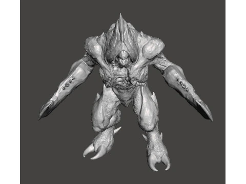 FANTEZİ VEYA SCIFI OYUNLARI RPG DND İ&Ccedil;İN KOZMİK BARON ŞEYTAN MİNYAT&Uuml;R MODEL FİG&Uuml;R 3D Baskı Modeli