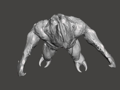 COSMIC BARON DEMON MINIATURE MODEL FIGURE FOR FANTASY OR SCIFI GAMES RPG DND 3D Baskı Modeli