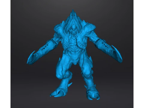 FANTEZİ VEYA SCIFI OYUNLARI RPG DND İ&Ccedil;İN KOZMİK BARON ŞEYTAN MİNYAT&Uuml;R MODEL FİG&Uuml;R 3D Baskı Modeli