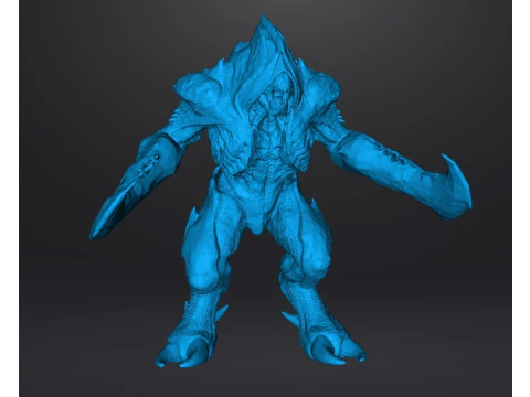 FANTEZİ VEYA SCIFI OYUNLARI RPG DND İ&Ccedil;İN KOZMİK BARON ŞEYTAN MİNYAT&Uuml;R MODEL FİG&Uuml;R 3D Baskı Modeli