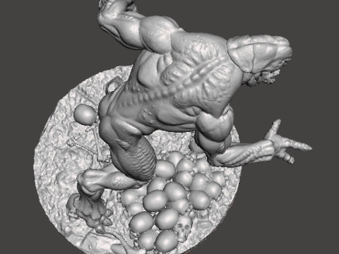 HELLKNIGHT DEMON MINIATURE MODEL FIGURE FOR FANTASY OR SCIFI GAMES RPG DND Modèles 3D en vedette