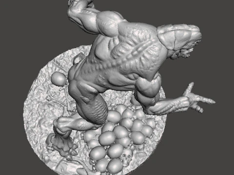 FIGURA MODELO EN MINIATURA DE DEMONIO HELLKNIGHT PARA JUEGOS DE FANTAS&Iacute;A O SCIFI RPG DND Modelo de impresión 3D