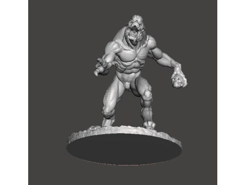 FIGURA MODELO EN MINIATURA DE DEMONIO HELLKNIGHT PARA JUEGOS DE FANTAS&Iacute;A O SCIFI RPG DND Modelo de impresión 3D