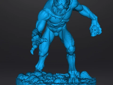 FIGURA MODELO EN MINIATURA DE DEMONIO HELLKNIGHT PARA JUEGOS DE FANTAS&Iacute;A O SCIFI RPG DND Modelo de impresión 3D