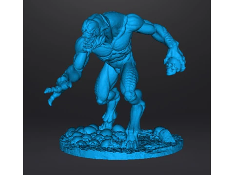 FIGURA MODELO EN MINIATURA DE DEMONIO HELLKNIGHT PARA JUEGOS DE FANTAS&Iacute;A O SCIFI RPG DND Modelo de impresión 3D