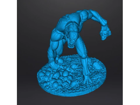 FIGURA MODELO EN MINIATURA DE DEMONIO HELLKNIGHT PARA JUEGOS DE FANTAS&Iacute;A O SCIFI RPG DND Modelo de impresión 3D
