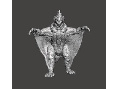 VARAN THE UNBELIEVABLE KAIJU MONSTER MINIATURE GAMES RPG DND 3D Print Model