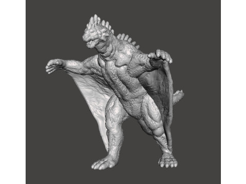 VARAN THE UNBELIEVABLE KAIJU MONSTER MINIATURE GAMES RPG DND Modello di stampa 3D