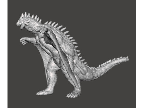 VARAN THE UNBELIEVABLE KAIJU MONSTER MINIATURE GAMES RPG DND Modello di stampa 3D