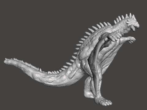 VARAN THE UNBELIEVABLE KAIJU MONSTER MINIATURE GAMES RPG DND Modello di stampa 3D