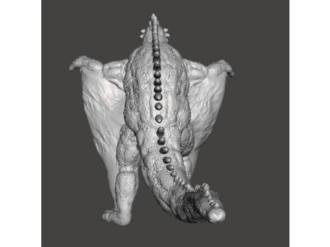 VARAN THE UNBELIEVABLE KAIJU MONSTER MINIATURE GAMES RPG DND 3D Print Model