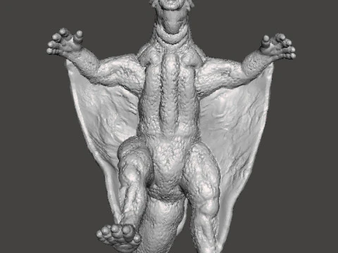 VARAN THE UNBELIEVABLE KAIJU MONSTER MINIATURE GAMES RPG DND 3D Print Model