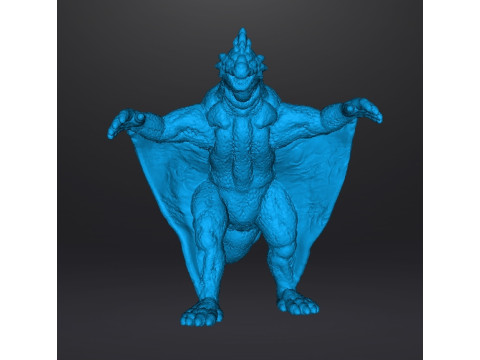 VARAN THE UNBELIEVABLE KAIJU MONSTER MINIATURE GAMES RPG DND Modello di stampa 3D