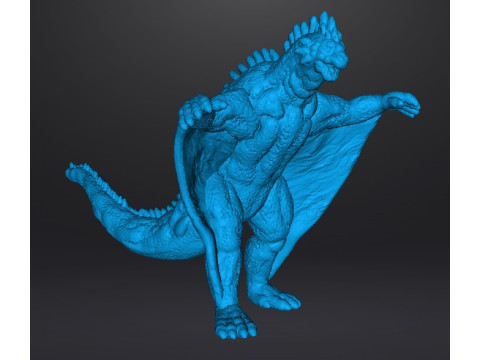 VARAN THE UNBELIEVABLE KAIJU MONSTER MINIATURE GAMES RPG DND Modello di stampa 3D