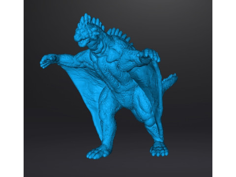 VARAN THE UNBELIEVABLE KAIJU MONSTER MINIATURE GAMES RPG DND Modello di stampa 3D