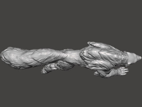 WILD WORG MINIATURE MODEL FOR FANTASY GAMES RPG DND Modelo de impresión 3D