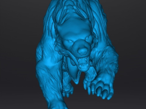 WILD WORG MINIATURE MODEL FOR FANTASY GAMES RPG DND Modelo de impresión 3D
