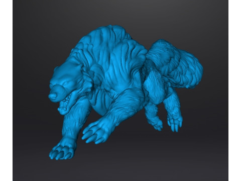 WILD WORG MINIATURE MODEL FOR FANTASY GAMES RPG DND Modelo de impresión 3D