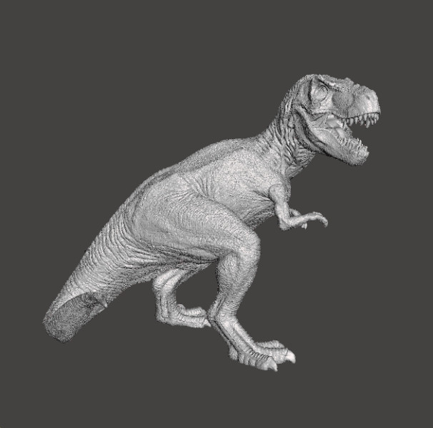 JP REALISTIC T-REX DINOSAUR FIGURE MODEL STATUE WILDLIFE Modello di stampa 3D .c4d .max .obj .3ds .fbx .stl .blend