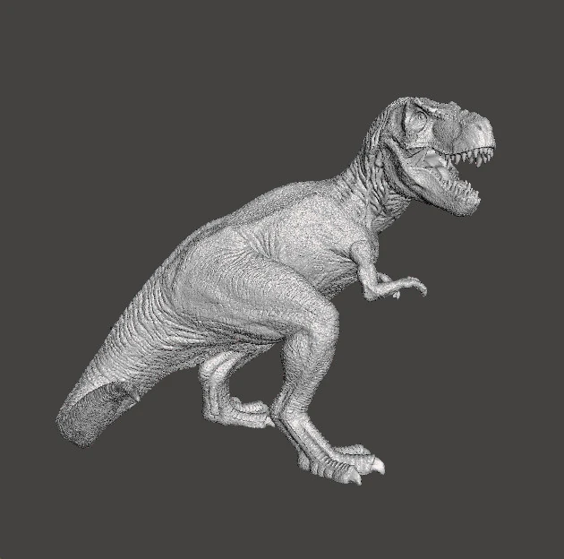 JP REALISTIC T-REX DINOSAUR FIGURE MODEL STATUE WILDLIFE 3D Print Model .c4d .max .obj .3ds .fbx .stl .blend
