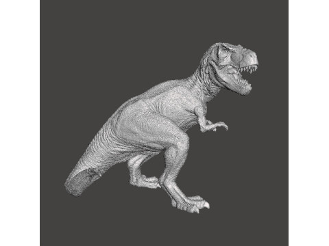JP REALISTIC T-REX DINOSAUR FIGURE MODEL STATUE WILDLIFE 3D Print Model