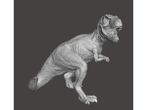 JP REALISTIC T-REX DINOSAUR FIGURE MODEL STATUE WILDLIFE Modello di stampa 3D