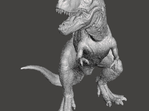 JP REALISTIC T-REX DINOSAUR FIGURE MODEL STATUE WILDLIFE Modello di stampa 3D