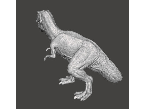 JP REALISTIC T-REX DINOSAUR FIGURE MODEL STATUE WILDLIFE Modello di stampa 3D