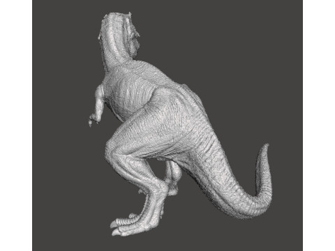 JP REALISTIC T-REX DINOSAUR FIGURE MODEL STATUE WILDLIFE Modello di stampa 3D