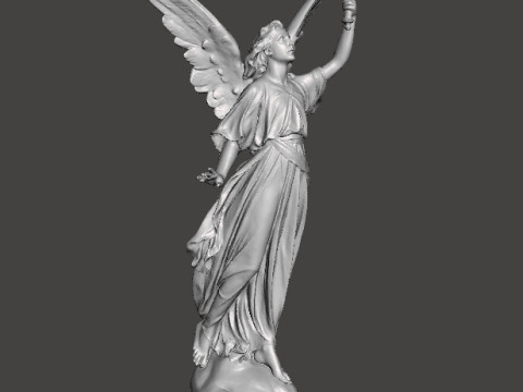 ANGEL WITH TORCH WISDOM STATUE ART SCULPTURE FIGURE MODEL 3D Принт Модель