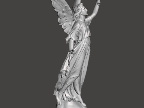 ANGEL WITH TORCH WISDOM STATUE ART SCULPTURE FIGURE MODEL 3D Принт Модель