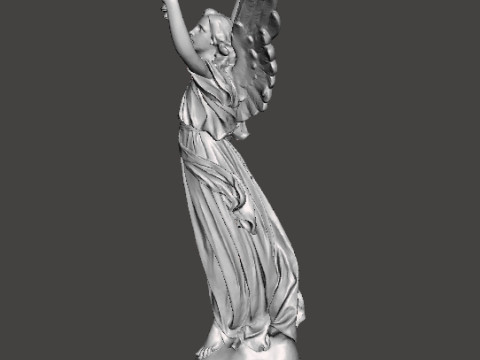 ANGEL WITH TORCH WISDOM STATUE ART SCULPTURE FIGURE MODEL 3D Принт Модель