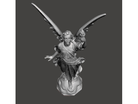 ANGEL WITH TORCH WISDOM STATUE ART SCULPTURE FIGURE MODEL 3D Принт Модель