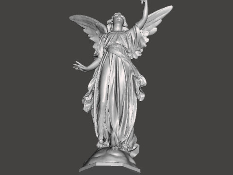 ANGEL WITH TORCH WISDOM STATUE ART SCULPTURE FIGURE MODEL 3D Принт Модель