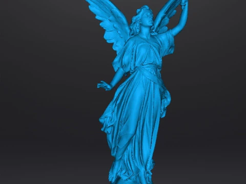 ANGEL WITH TORCH WISDOM STATUE ART SCULPTURE FIGURE MODEL 3D Print Model