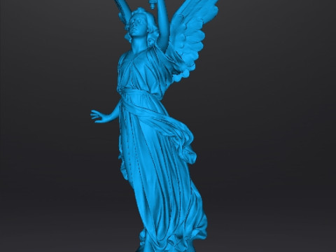 ANGEL WITH TORCH WISDOM STATUE ART SCULPTURE FIGURE MODEL 3D Принт Модель