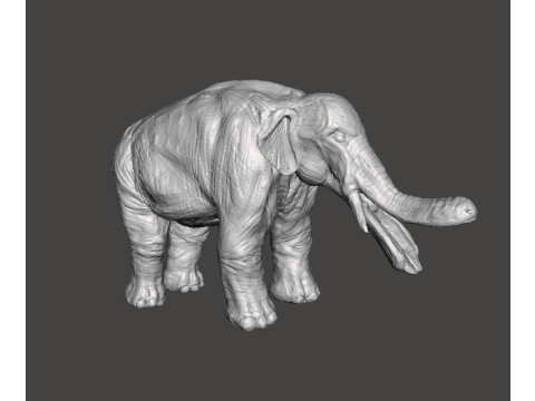 PLATYBELODON TOY FIGURE MINIATURE MODEL CREATURE MONSTER DND RPG 3D Print Model