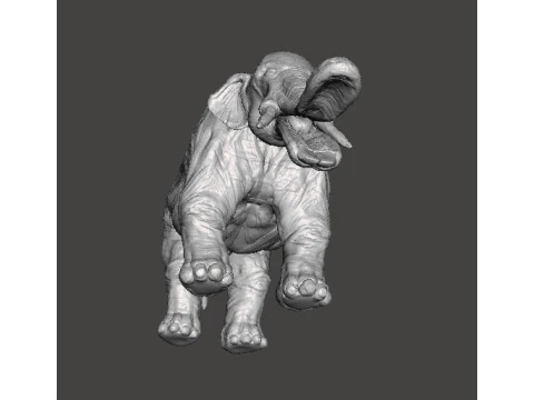 PLATYBELODON TOY FIGURE MINIATURE MODEL CREATURE MONSTER DND RPG 3D Print Model