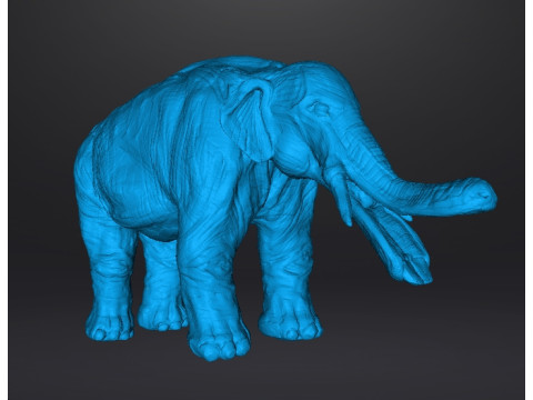 PLATYBELODON TOY FIGURE MINIATURE MODEL CREATURE MONSTER DND RPG Modelo de impresión 3D