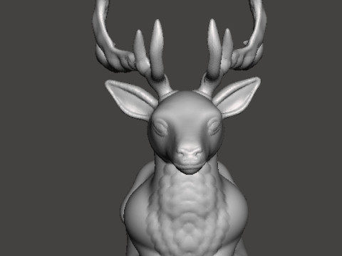 LYING STAG REALISTIC FIGURE MODEL ANIMAL CREATURE WILDLIFE 3D प्रिंट मॉडल