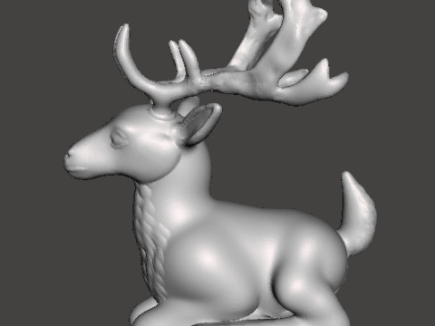 LYING STAG REALISTIC FIGURE MODEL ANIMAL CREATURE WILDLIFE 3D प्रिंट मॉडल