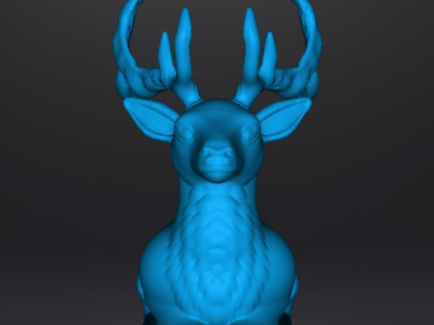LYING STAG REALISTIC FIGURE MODEL ANIMAL CREATURE WILDLIFE 3D प्रिंट मॉडल