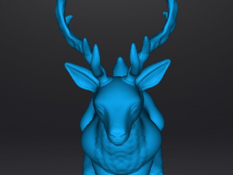 LYING STAG REALISTIC FIGURE MODEL ANIMAL CREATURE WILDLIFE 3D प्रिंट मॉडल