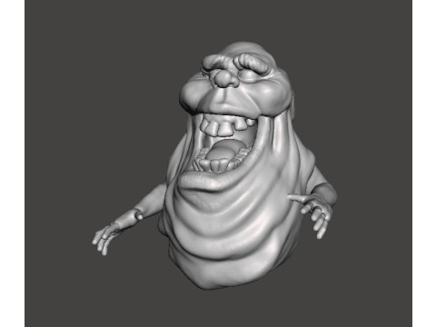 SLIMER GHOST SCULPTURE MODEL CREATURE MONSTER HALLOWEEN Modelo de impresión 3D