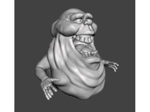 SLIMER GHOST SCULPTURE MODEL CREATURE MONSTER HALLOWEEN 3D प्रिंट मॉडल