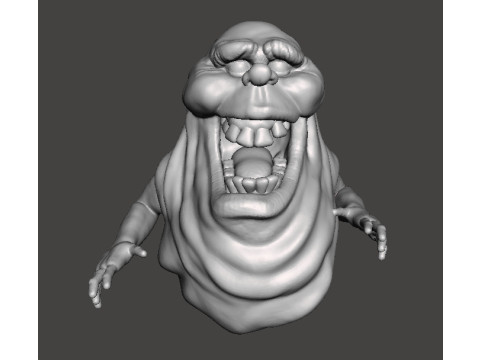 SLIMER GHOST SCULPTURE MODEL CREATURE MONSTER HALLOWEEN 3D प्रिंट मॉडल