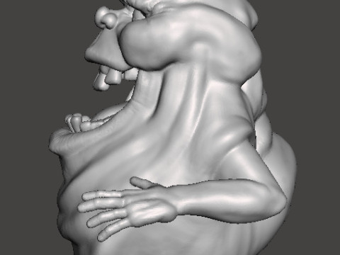 SLIMER GHOST SCULPTURE MODEL CREATURE MONSTER HALLOWEEN 3D प्रिंट मॉडल