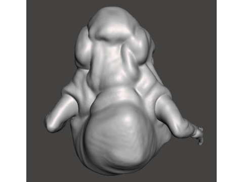 SLIMER GHOST SCULPTURE MODEL CREATURE MONSTER HALLOWEEN 3D प्रिंट मॉडल