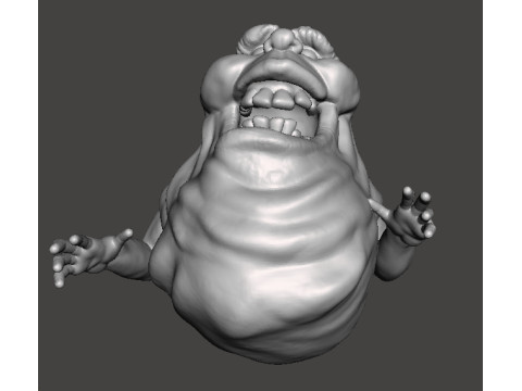 SLIMER GHOST SCULPTURE MODEL CREATURE MONSTER HALLOWEEN 3D प्रिंट मॉडल